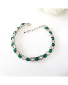 Opulent Green Onyx Bracelet