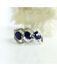 Luscious Blue Sapphire Ring