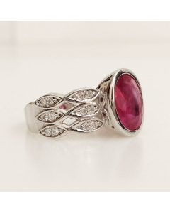 Marquise Ruby Men Ring 