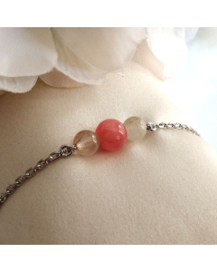 Rhodochrosite & Rutile Quartz Bracelet in high quality silver ready available at Nafisa Designs, Manchester UK. Free Global Shipping!
For Inquiries Call or WhatsApp: +447878581702 OR +96567725075