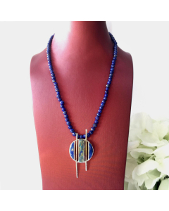 Lapis Lazuli Necklace with Pandent