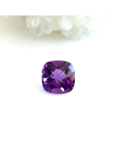 African AMETHYST 3.65 CT - Square Cabachon Shape