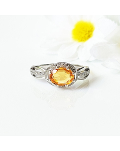 Imperial Yellow Citrine Ring