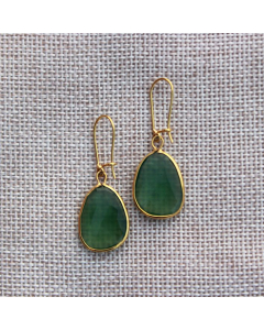 Classic Green Serpentine Earrings