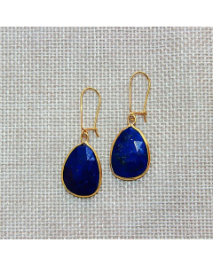 Classic Lapis Lazuli Earrings - Blue Lapis Lazuli