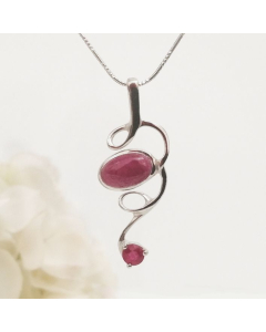 Whirl Pendant - Ruby