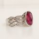 Marquise Ruby Men Ring 