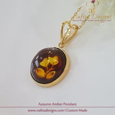 Autumn Amber pendant
